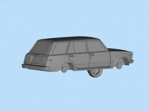 Printables STL Lada Riva Nova Signet Classic Cars 3D Print Model