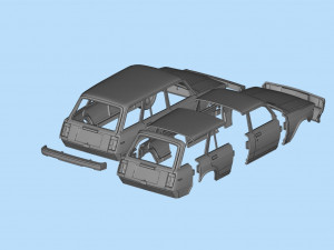Printables STL Lada Riva Nova Signet Classic Cars 3Dプリントモデル