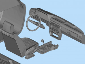 Printables STL Lada Riva Nova Signet Classic Cars 3Dプリントモデル