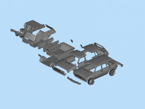 Printables STL Lada Riva Nova Signet Classic Cars 3Dプリントモデル