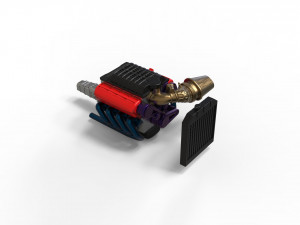 3D printable model ENGINE rccar or truck 3D Принт Модель