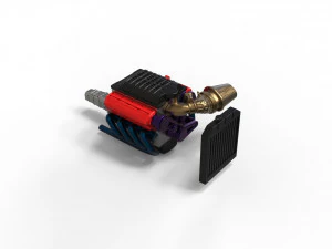 3D printable model ENGINE rccar or truck 3D Print Model