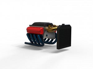 3D printable model ENGINE rccar or truck 3D Принт Модель