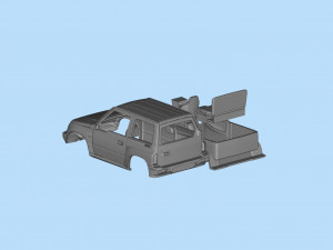 Printable body car Geo Tracker Sidekick Santana Vitara Modello di stampa 3D