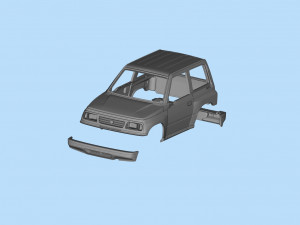 Printable body car Geo Tracker Sidekick Santana Vitara Modello di stampa 3D