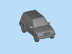 Printable body car Geo Tracker Sidekick Santana Vitara Modello di stampa 3D