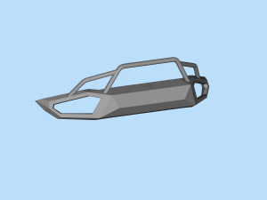 Printable STL Front Bumper Bullbar KITS 3D Print Model