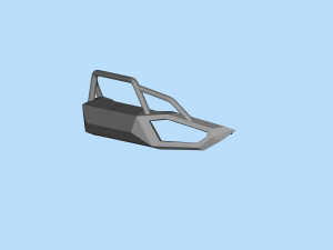 Printable STL Front Bumper Bullbar KITS 3D Print Model