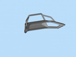 Printable STL Front Bumper Bullbar KITS 3D Print Model
