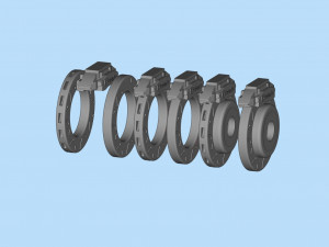 Free STL printable brake rotor disc Two versions Modelo de impresión 3D