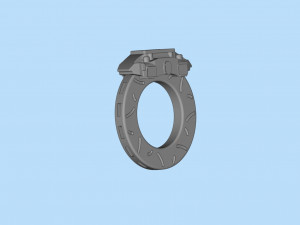 Free STL printable brake rotor disc Two versions Modelo de impresión 3D