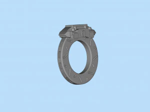 Free STL printable brake rotor disc Two versions 3D Print Model