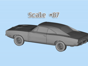 Car 3d printing models Charger second gen 3D-Druckmodell