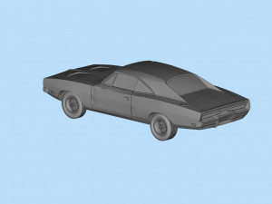 Car 3d printing models Charger second gen 3D-Druckmodell