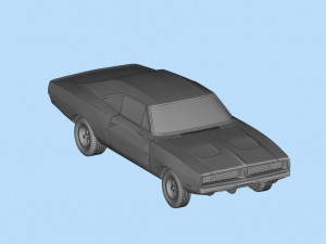 Car 3d printing models Charger second gen 3D-Druckmodell
