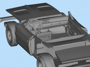 Car 3d printing models Charger second gen 3D-Druckmodell