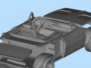 Car 3d printing models Charger second gen 3D-Druckmodell