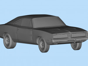 Car 3d printing models Charger second gen 3D-Druckmodell