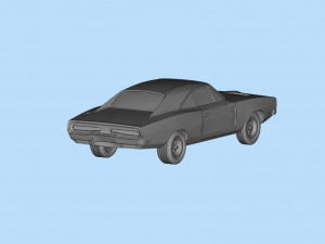 Car 3d printing models Charger second gen 3D-Druckmodell