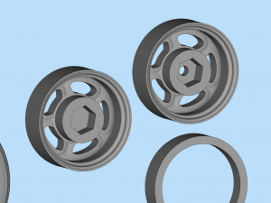 Rims and Tiresready to printSTL File3D printing wheel 3D Принт Модель