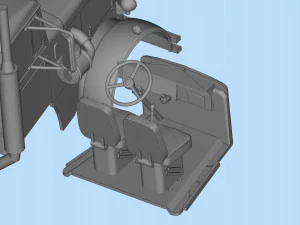 Industrial Truck 281 movie Duel STL File 3D printing Truck 3D Print Model