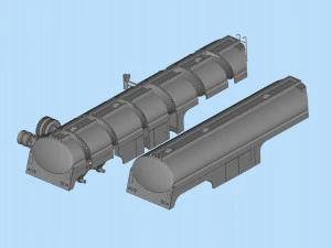 Fuel Tanker trailer for Truck Duel Ready to Print STL File 3D Print Model