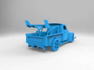 Automovilismo STL carreras Coche deriva Chev Pickup 3100 Modelo de impresión 3D