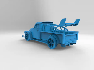 Automovilismo STL carreras Coche deriva Chev Pickup 3100 Modelo de impresión 3D