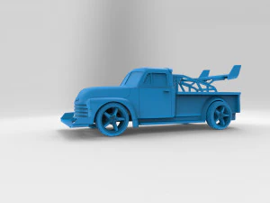 Automovilismo STL carreras Coche deriva Chev Pickup 3100 Modelo de impresión 3D