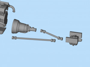 V8 Engine Free download KIT for old pickup truck 3D प्रिंट मॉडल