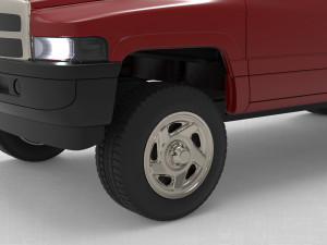 Dodge 1500 2nd gen Truck Extended Quad Cab Body Printable Modello di stampa 3D