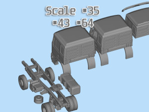 German F2000 industrial old truck for print STL file 3D printing car Modèles 3D en vedette