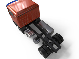 German F2000 industrial old truck for print STL file 3D printing car Modèles 3D en vedette