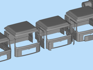 German F2000 industrial old truck for print STL file 3D printing car Modèles 3D en vedette