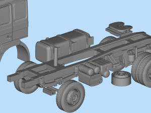 German F2000 industrial old truck for print STL file 3D printing car Modèles 3D en vedette