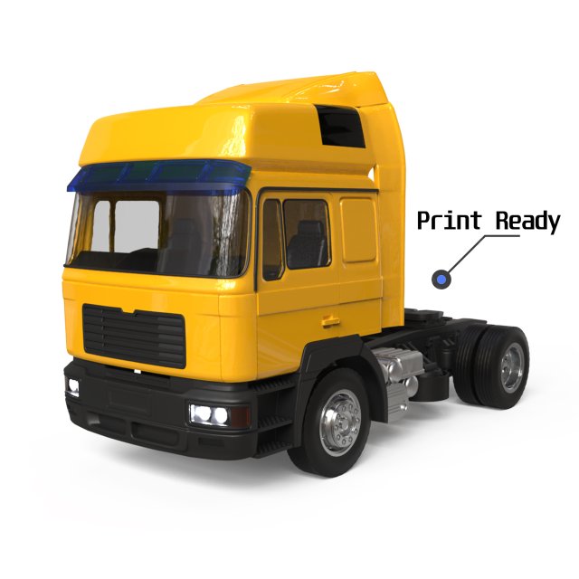 STL file 3d German industrial Truck F2000 Evolution Cab Modèles 3D en vedette .c4d .max .obj .3ds .fbx .stl .blend 