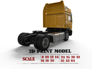 STL file 3d German industrial Truck F2000 Evolution Cab Modèles 3D en vedette