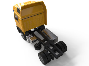 STL file 3d German industrial Truck F2000 Evolution Cab Modèles 3D en vedette