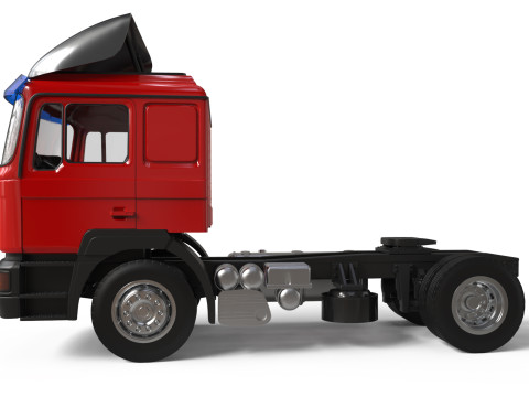 STL model car kits 3d printing F2000 truck trailer German Truck 3D Print Model