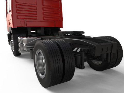 STL model car kits 3d printing F2000 truck trailer German Truck 3D Print Model