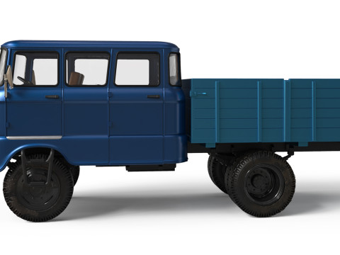 IFA W50 BTP crew cab version stl model car kits 3d printer files Modelo de impresión 3D