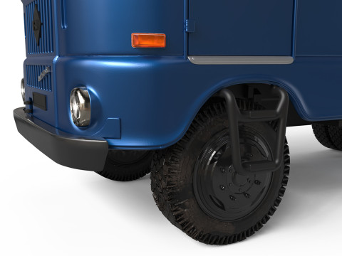 IFA W50 BTP crew cab version stl model car kits 3d printer files Modelo de impresión 3D