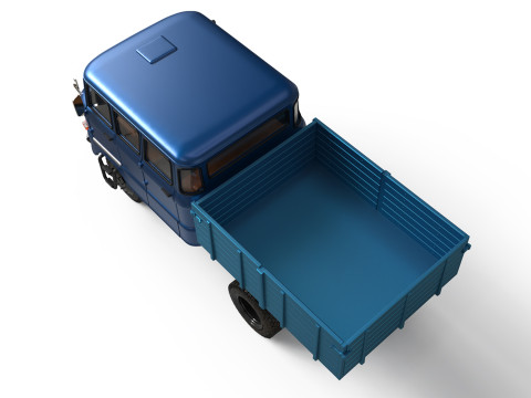 IFA W50 BTP crew cab version stl model car kits 3d printer files Modelo de impresión 3D