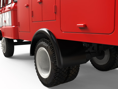 DDR 1969 IFA W50 TLF16 tanker feuerwehr 3d print file car Modelo de impresión 3D