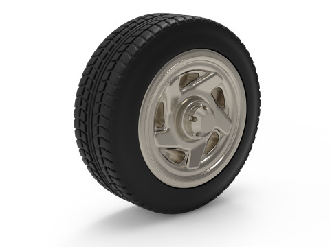 RC stl files Tire Rim for DODGE pickup 1500 for WPL chassis 3d printed Modelo de Impressão 3D