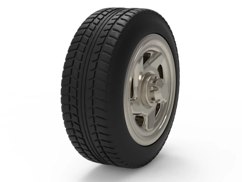 RC stl files Tire Rim for DODGE pickup 1500 for WPL chassis 3d printed 3D Print Model