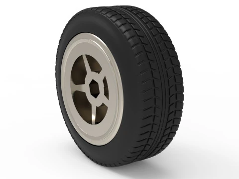 RC stl files Tire Rim for DODGE pickup 1500 for WPL chassis 3d printed 3D Print Model