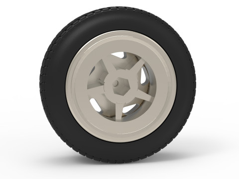 RC stl files Tire Rim for DODGE pickup 1500 for WPL chassis 3d printed Modelo de Impressão 3D