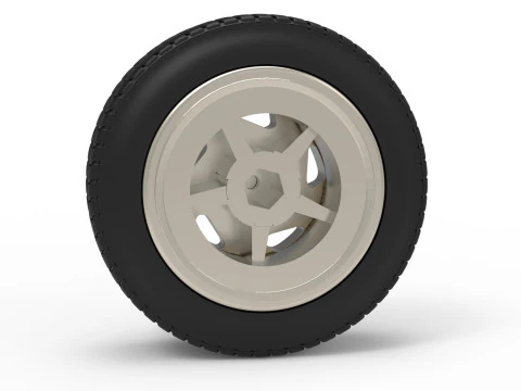 RC stl files Tire Rim for DODGE pickup 1500 for WPL chassis 3d printed 3D Print Model