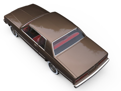 Third gen 1987 chevy Caprice Classic 2 Door coupe car 3d printing 3Dプリントモデル